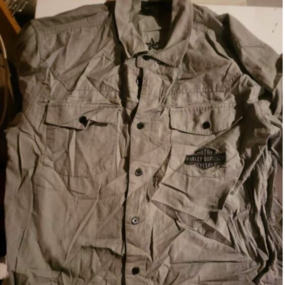 Harley-Davidson® Men's Freedom Short Sleeve Woven Shirt - 99013-20VM